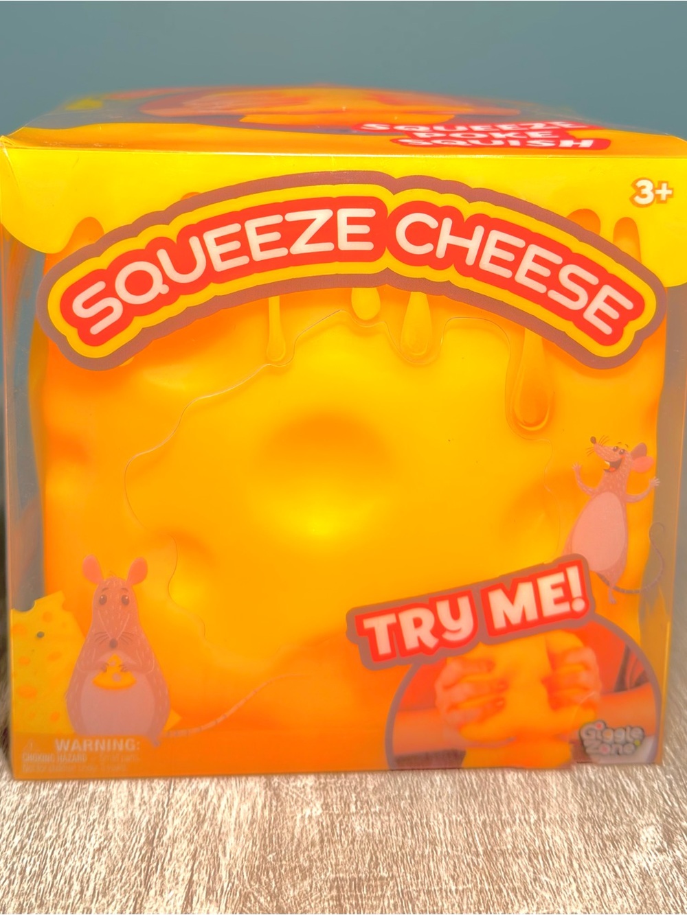 TikTok Viral Jumbo Squeeze Cheese Squishy Stress Reliver